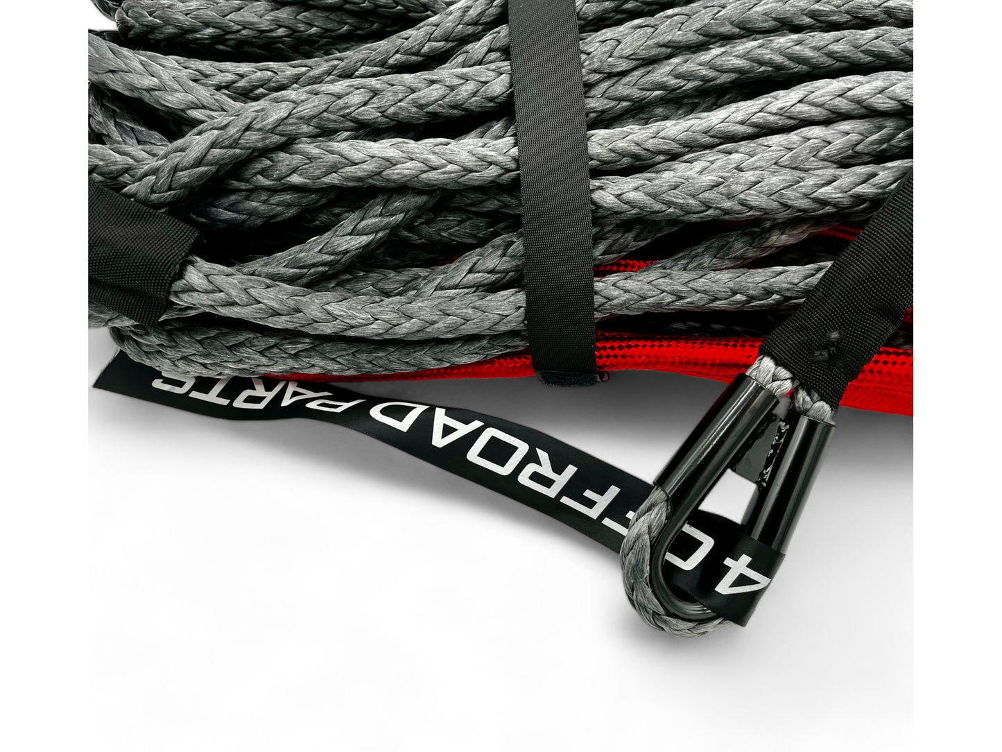 Corde synthétique de treuil 12mm x 28M - Jusqu'à 6.8T N4-Offroad sur Xperts4x4 Accessoires 4x4 Off-Road