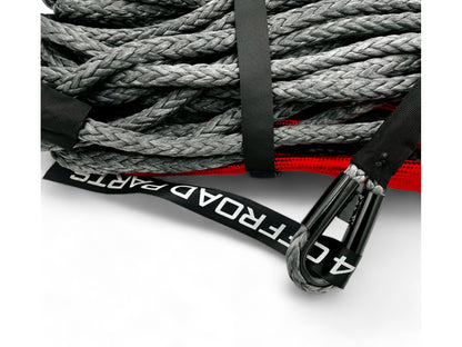Corde synthétique de treuil 12mm x 28M - Jusqu'à 6.8T N4-Offroad sur Xperts4x4 Accessoires 4x4 Off-Road