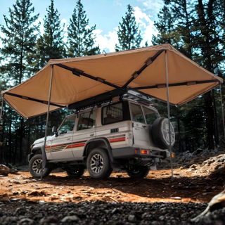 Pack Auvent 270° Auto-portant + Parois Rhino-Rack  Côté Gauche sur Xperts4x4 Accessoires 4x4 Off-Road