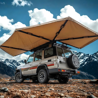 Pack Auvent 270° Auto-portant + Parois Rhino-Rack  Côté Gauche sur Xperts4x4 Accessoires 4x4 Off-Road