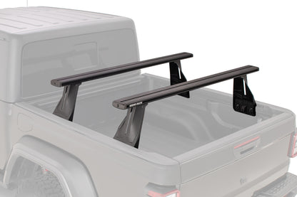 Kit de 2 barres de toit de 1500 mm RHINO-RACK pour Toyota Hilux Revo 2015+ avec système Reconn-Deck, robustes et faciles à installer.