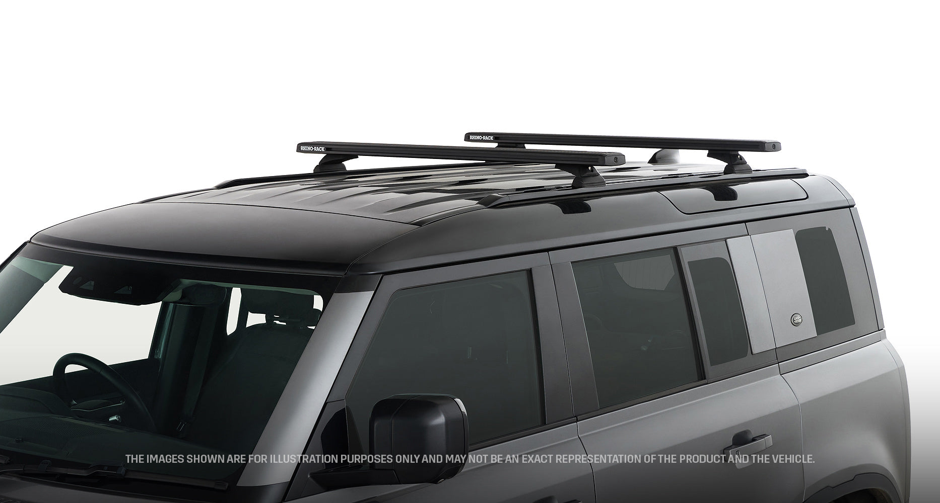 Kit 2 barres de toit 1260 mm système Reconn-deck Land Rover Defender II 110 L663 2020+ - RHINO-RACK sur Xperts4x4 Accessoires 4x4 Off-Road