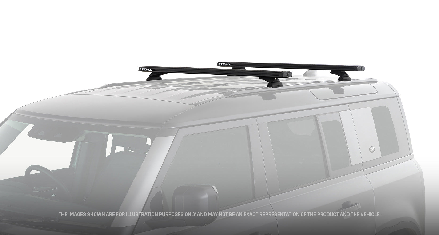 Kit 2 barres de toit 1260 mm système Reconn-deck Land Rover Defender II 110 L663 2020+ - RHINO-RACK sur Xperts4x4 Accessoires 4x4 Off-Road
