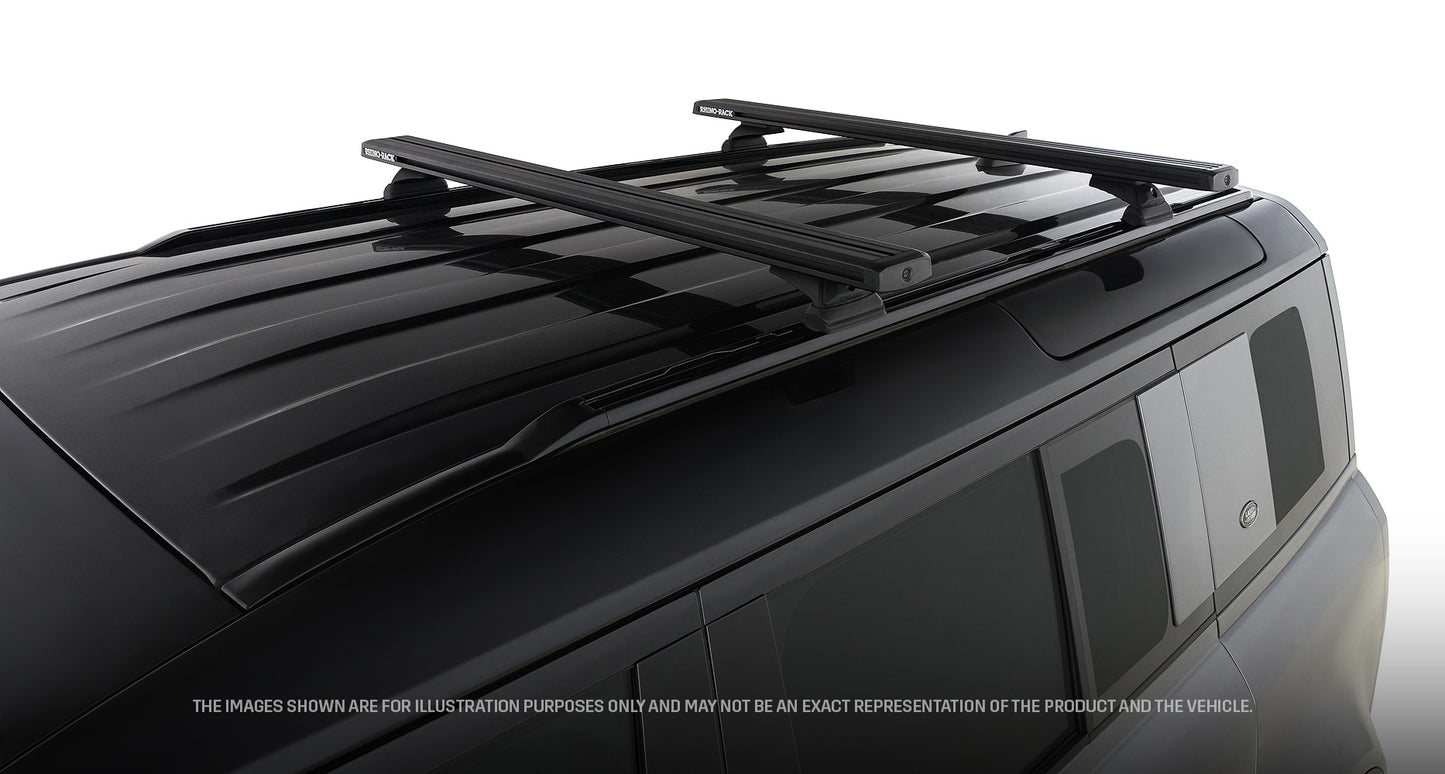 Kit 2 barres de toit 1260 mm système Reconn-deck Land Rover Defender II 110 L663 2020+ - RHINO-RACK sur Xperts4x4 Accessoires 4x4 Off-Road