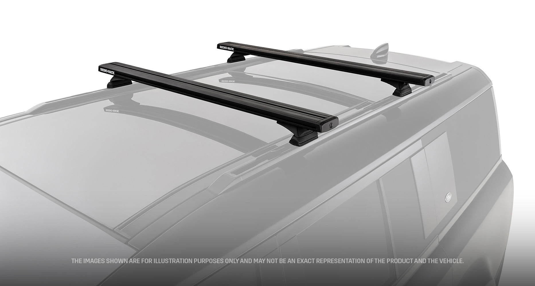 Kit 2 barres de toit 1260 mm système Reconn-Deck Land Rover Defender II 130 L663 2023+ - RHINO-RACK sur Xperts4x4 Accessoires 4x4 Off-Road