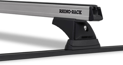 Kit 2 barres de toit noire 1250mm Heavy Duty RCH Trackmount Mitsubishi Pajero NM - NP 2000-2006 - RHINO-RACK sur Xperts4x4 Accessoires 4x4 Off-Road