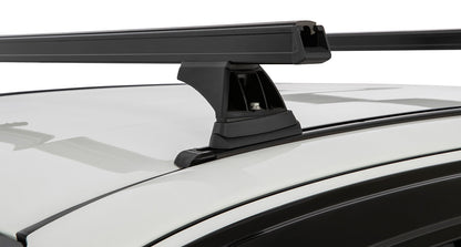 Kit 2 barres de toit noire 1250mm Heavy Duty RCH Trackmount Toyota Hilux Revo 2015+ - RHINO-RACK sur Xperts4x4 Accessoires 4x4 Off-Road