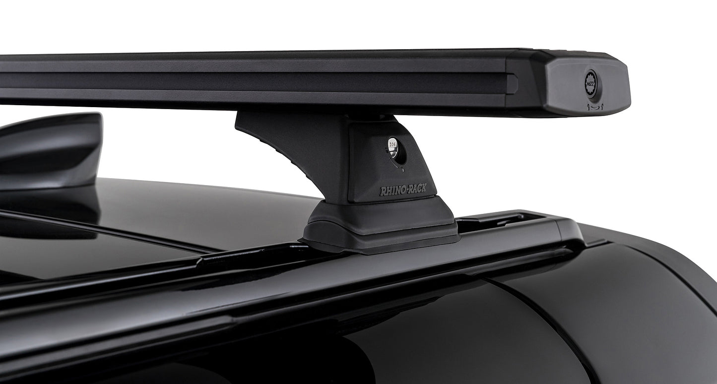 Kit 2 barres de toit noire 1260mm - Reconn-Deck Land Rover Defender II 90 L663 2021+ - RHINO-RACK sur Xperts4x4 Accessoires 4x4 Off-Road