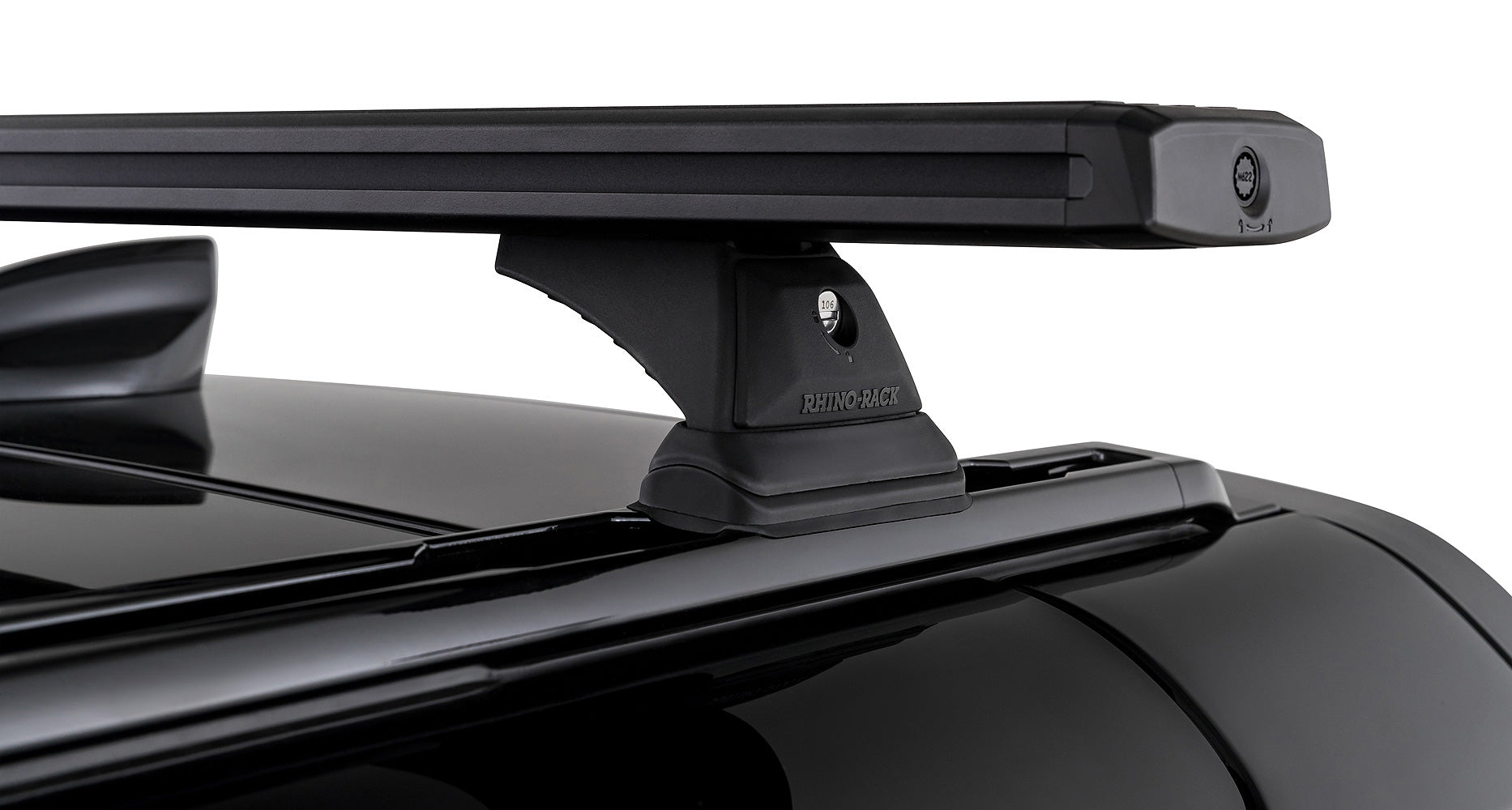 Kit 2 barres de toit noire 1260mm - Reconn-Deck Land Rover Defender II 90 L663 2021+ - RHINO-RACK sur Xperts4x4 Accessoires 4x4 Off-Road