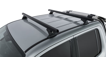 Kit 2 barres de toit noire 1375mm Heavy Duty avec pieds RCH Volkswagen Amarok 2H 2011-2023 - RHINO-RACK sur Xperts4x4 Accessoires 4x4 Off-Road