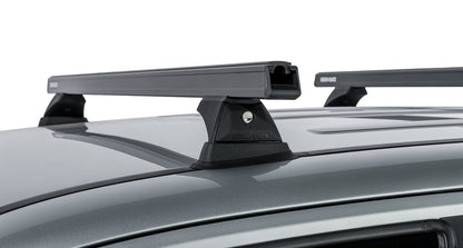 Kit 2 barres de toit noire 1375mm Heavy Duty avec pieds RCH Volkswagen Amarok 2H 2011-2023 - RHINO-RACK sur Xperts4x4 Accessoires 4x4 Off-Road