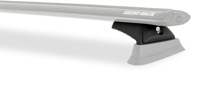 Kit 2 barres de toit Rhino-Rack Sportz 1260mm pour Jeep Grand Cherokee WK2 2011-2022, fixations visibles.