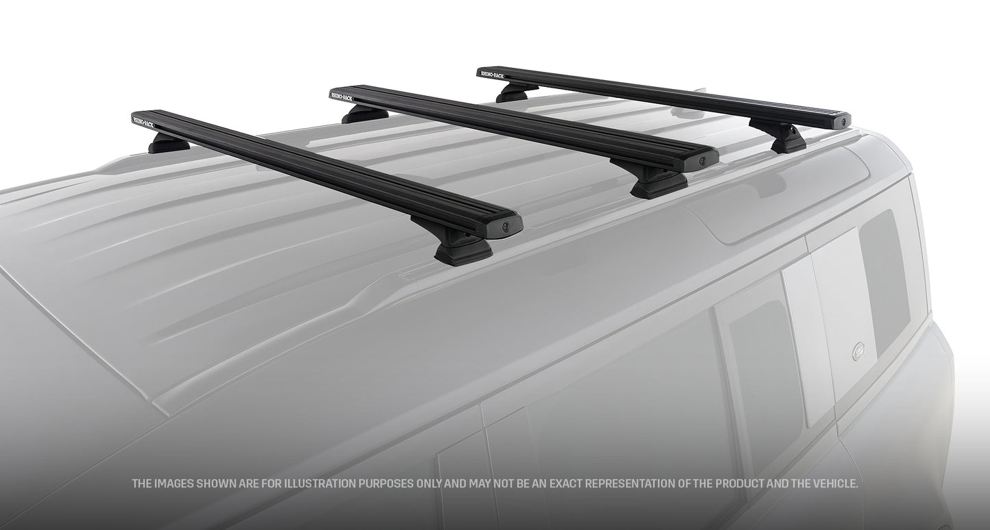 Kit 3 barres de toit 1260 mm système Reconn-Deck Land Rover Defender II 110 L663 2020+ - RHINO-RACK sur Xperts4x4 Accessoires 4x4 Off-Road