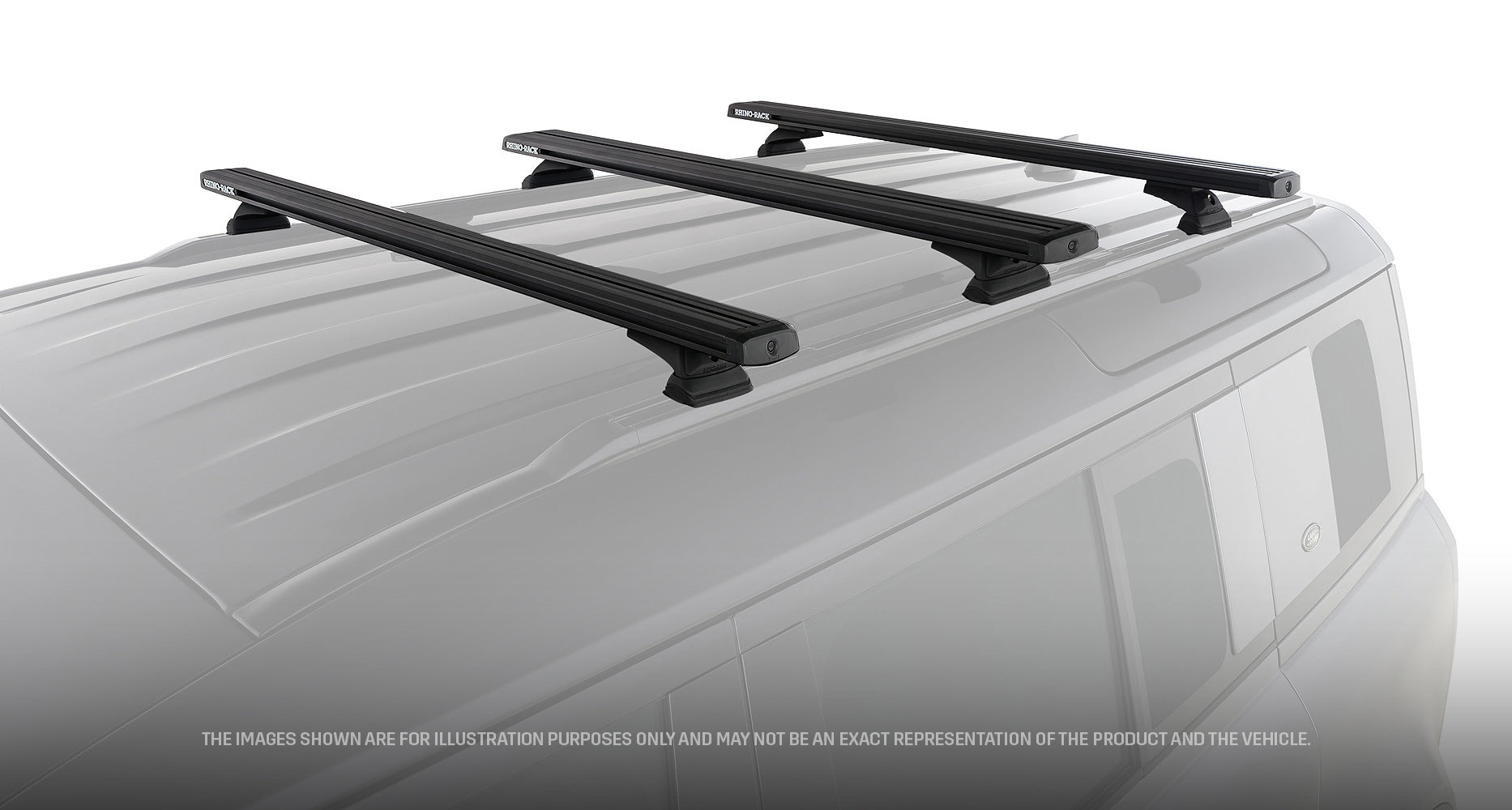 Kit 3 barres de toit 1260 mm système Reconn-Deck Land Rover Defender II 110 L663 2020+ - RHINO-RACK sur Xperts4x4 Accessoires 4x4 Off-Road
