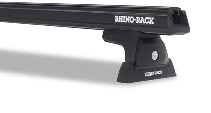 Kit 3 barres de toit noire 1650mm Heavy Duty avec pieds RLT600 Ditch Mount Iveco Daily H1 3520 WB 2015+ - RHINO-RACK sur Xperts4x4 Accessoires 4x4 Off-Road