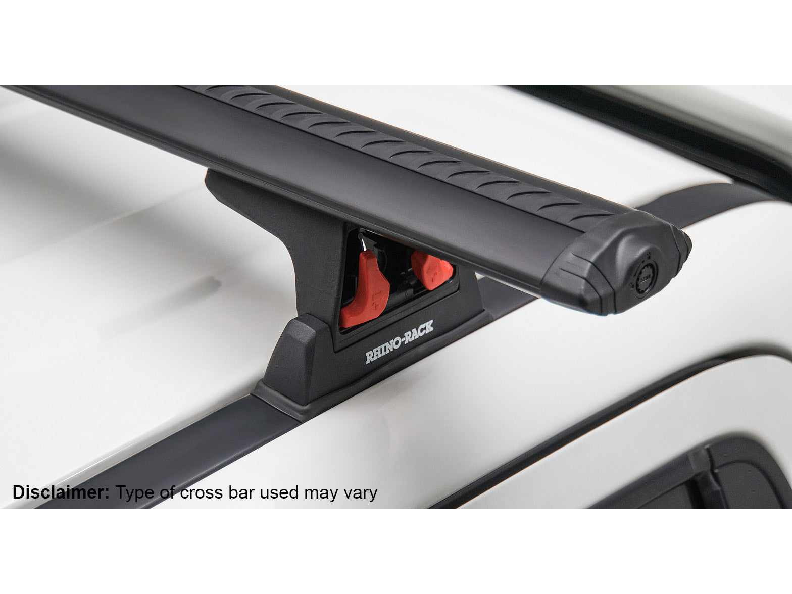 Kit de 3 barres de toit Rhino-Rack Sportz 1500mm pour Dodge RAM 1500 Gen 4 DS Double Cab 2009-2018, vue des barres installées.