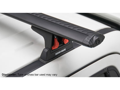 Kit de 3 barres de toit Rhino-Rack Sportz 1500mm pour Dodge RAM 1500 Gen 4 DS Double Cab 2009-2018, vue des barres installées.