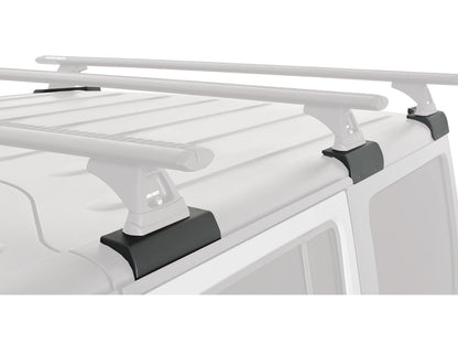 Kit de 3 barres de toit RHINO-RACK Sportz 1500mm pour Jeep Wrangler JK 2011-2019, fixation robuste et durable.