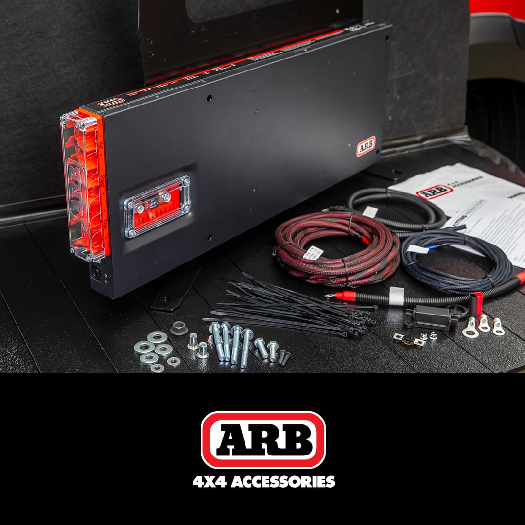 Batterie ARB Slimline 100Ah LiFePO4 avec chargeur DC-DC 40A sur Xperts4x4 Accessoires 4x4 Off-Road