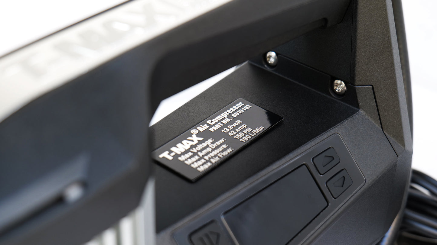 Compresseur T-MAX Storm Pump 150 PSI - L'indispensable du 4x4 sur Xperts4x4 Accessoires 4x4 Off-Road