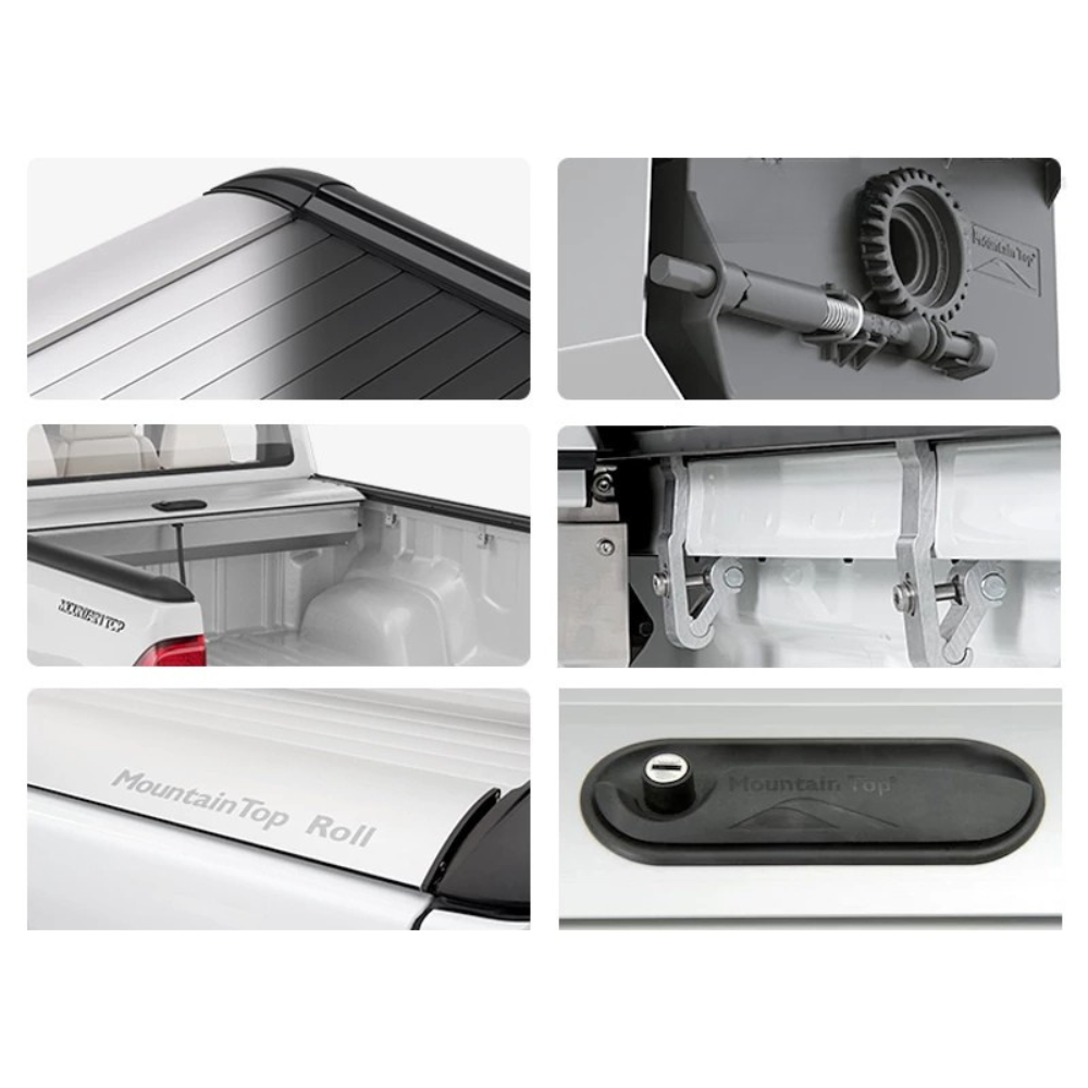 Couvre Benne MTR Toyota Hilux 2005-2015 Double Cab | Noir Mountain Top sur Xperts4x4 Accessoires 4x4 Off-Road