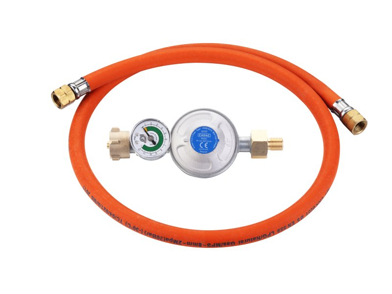 Détendeur universel CADAC 50 mbar avec manomètre et sécurité Overflow sur Xperts4x4 Accessoires 4x4 Off-Road