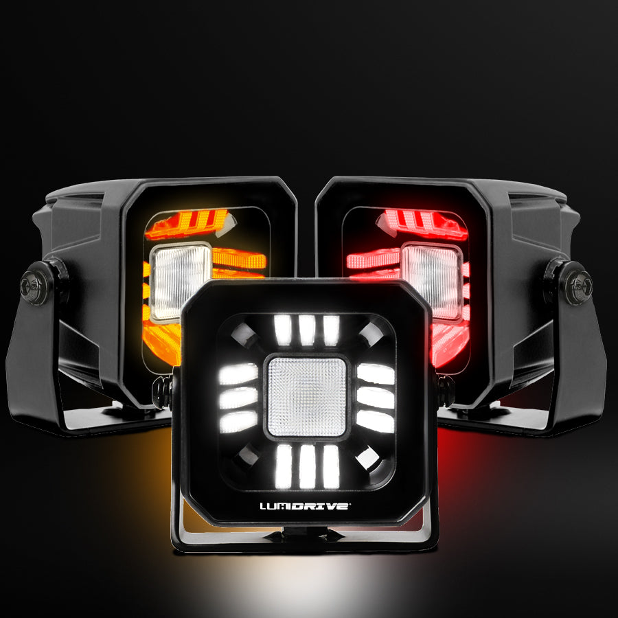 Feux de conduite LED LUMIDRIVE Dark Drive - Puissance & Style sur Xperts4x4 Accessoires 4x4 Off-Road