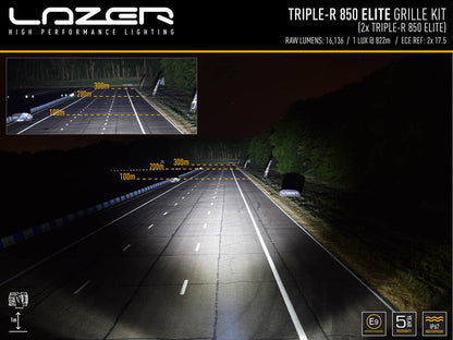 Kit Calandre Lazer Triple-R 850 LED Ford Ranger RAPTOR 2023+ sur Xperts4x4 Accessoires 4x4 Off-Road