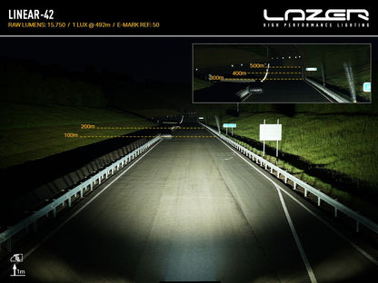 LAZER LAMPS Linear-42 — Barre LED 15750 lm sur Xperts4x4 Accessoires 4x4 Off-Road