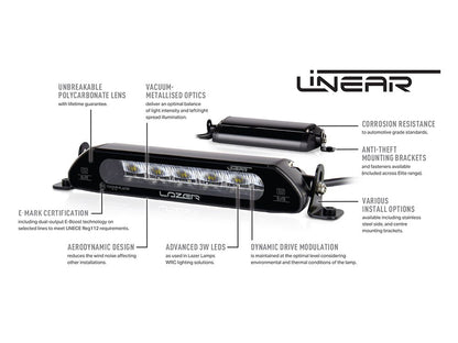 LAZER LAMPS Linear-42 Elite — Barre LED 33300 lm sur Xperts4x4 Accessoires 4x4 Off-Road