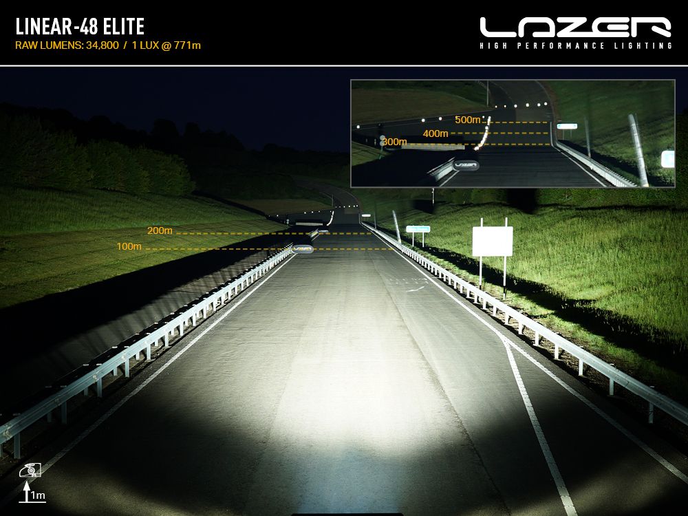 LAZER LAMPS Linear-48 Elite — Barre LED 34800 lm sur Xperts4x4 Accessoires 4x4 Off-Road