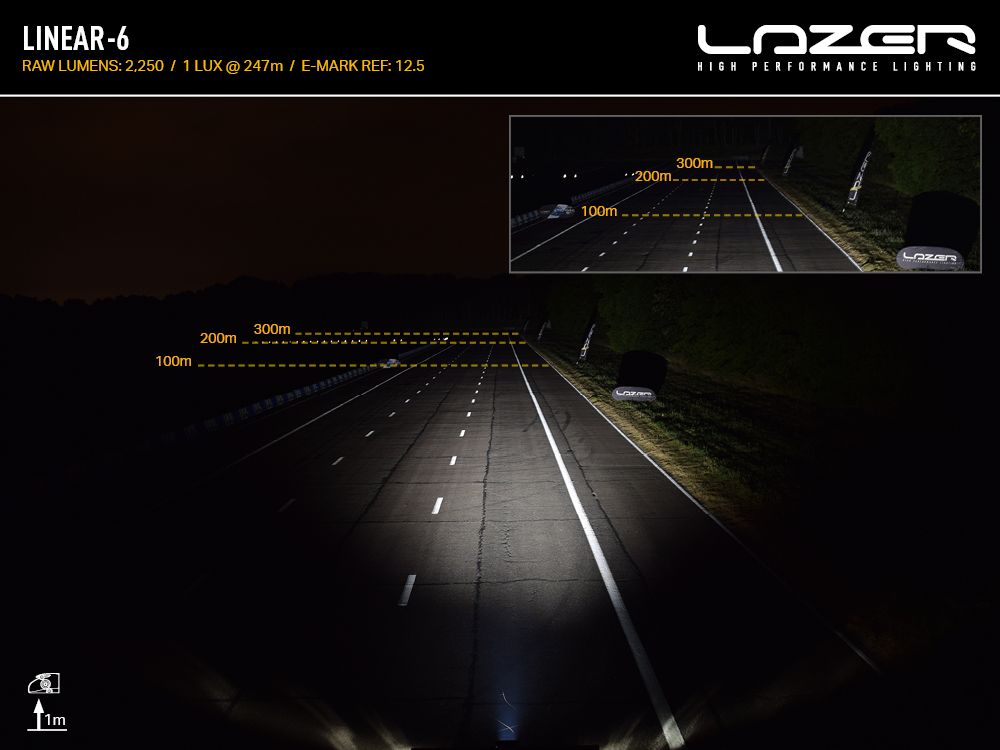 LAZER LAMPS Linear-6 — Barre LED 2250 lm sur Xperts4x4 Accessoires 4x4 Off-Road