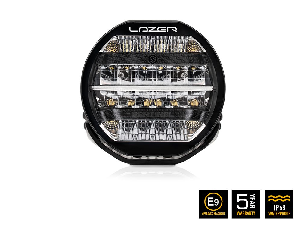 LAZER LAMPS Sentinel 9''- Support Slim — Phare Additionnel LED 9520 lm sur Xperts4x4 Accessoires 4x4 Off-Road
