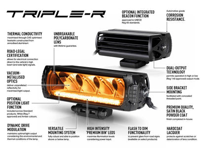 LAZER LAMPS Triple-R 1250 Balise — Phare Rond LED 13860 lm sur Xperts4x4 Accessoires 4x4 Off-Road