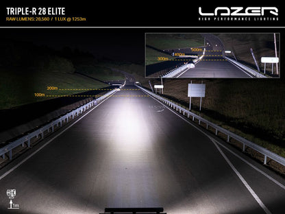 LAZER LAMPS Triple-R 28 Elite — Phare Rond LED 28560 lm sur Xperts4x4 Accessoires 4x4 Off-Road