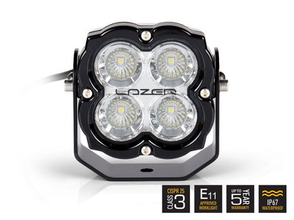 Phare de travail LED LAZER LAMPS Utility 45 Slimline avec 4560 lm, éclairage puissant pour usage professionnel ou tout-terrain.