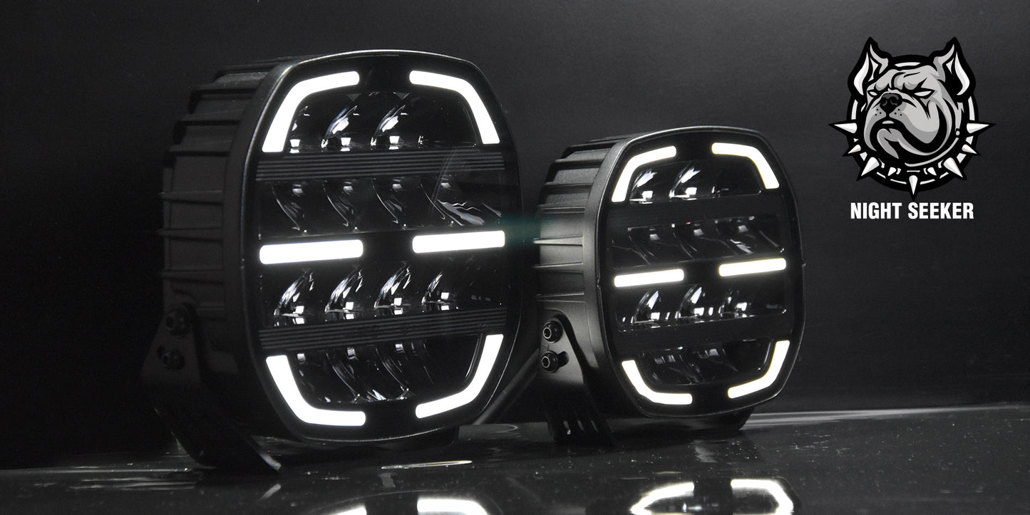 LUMIDRIVE Night Seeker 7 - Feu de Position LED Puissant Homologue sur Xperts4x4 Accessoires 4x4 Off-Road