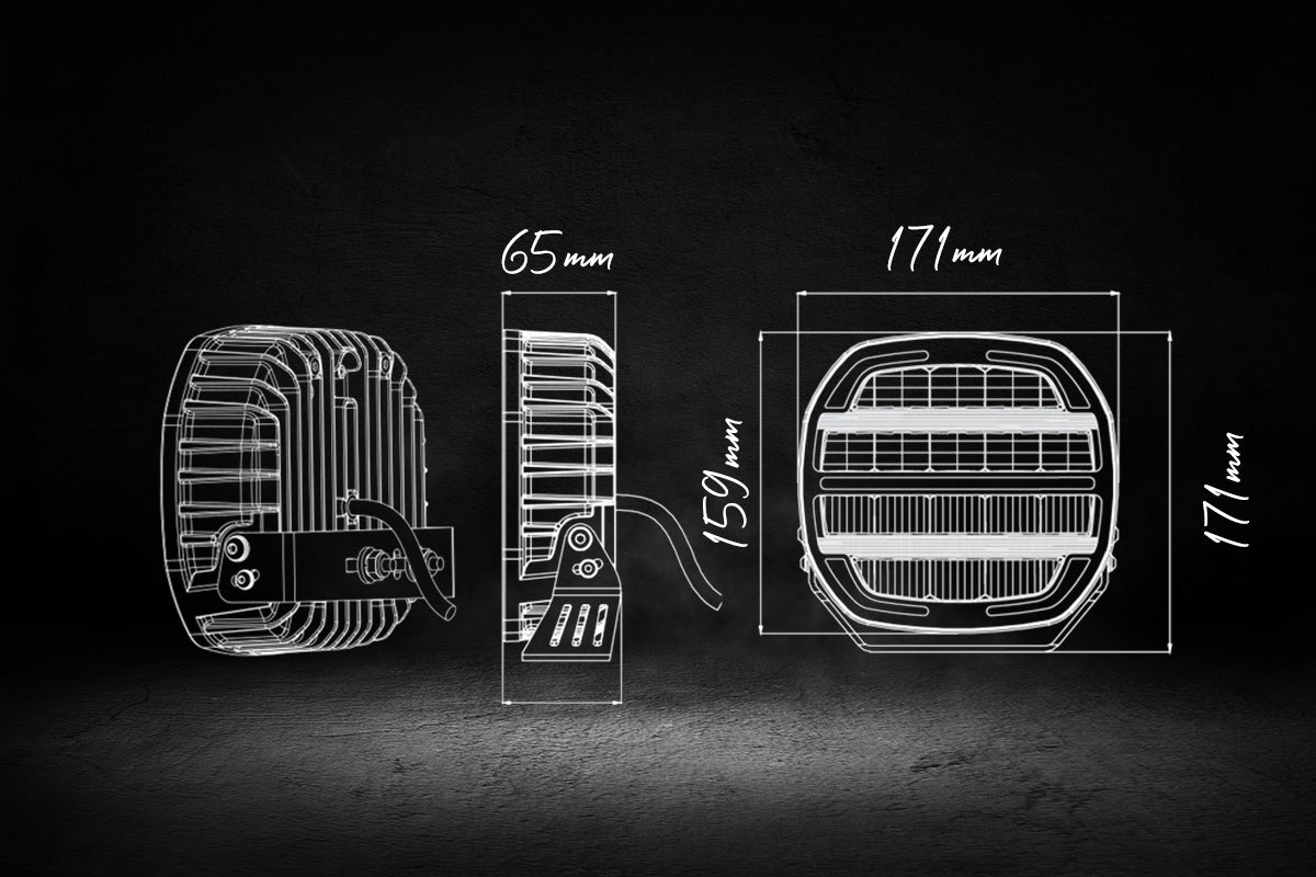 LUMIDRIVE Night Seeker 7 - Feu de Position LED Puissant Homologue sur Xperts4x4 Accessoires 4x4 Off-Road