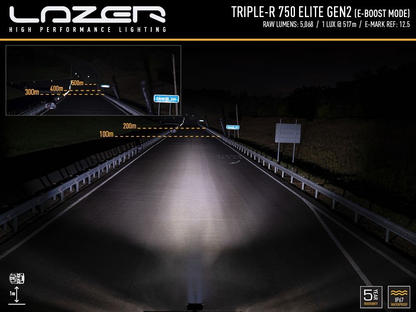 Projecteur LED LAZER LAMPS Triple-R 4 (750) LED sur Xperts4x4 Accessoires 4x4 Off-Road