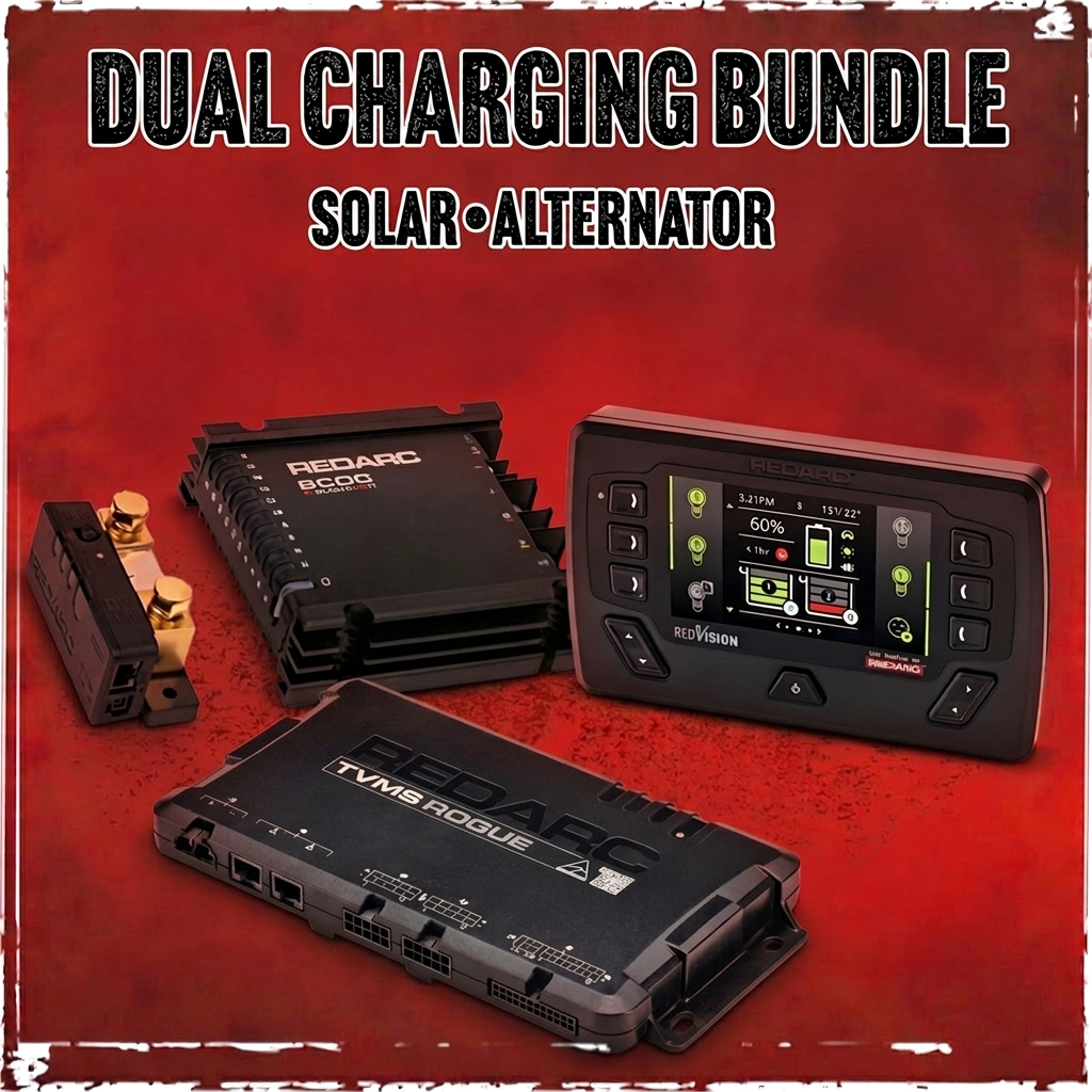 Système Gestion Batterie REDARC SOLI BCDC Alpha50R TVMS Rogue sur Xperts4x4 Accessoires 4x4 Off-Road