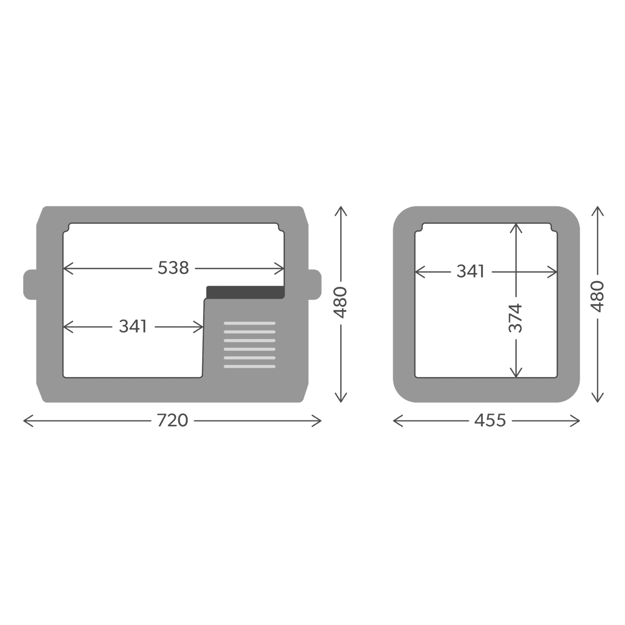 DOMETIC CFX5 55 IM - Réfrigérateur Portable 55L avec Bac à Glaçons sur Xperts4x4 Accessoires 4x4 Off-Road