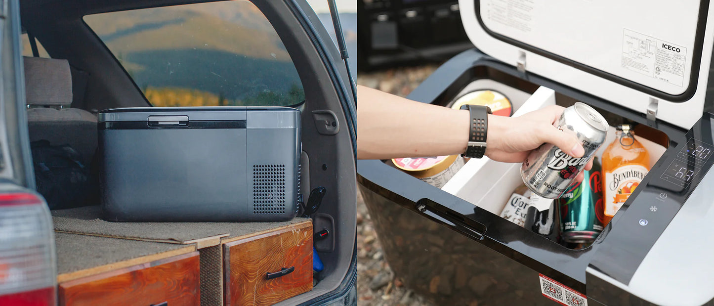 Frigo Congélateur ICECO GO20 Dual-Zone Gris – L'autonomie 4x4 sur Xperts4x4 Accessoires 4x4 Off-Road