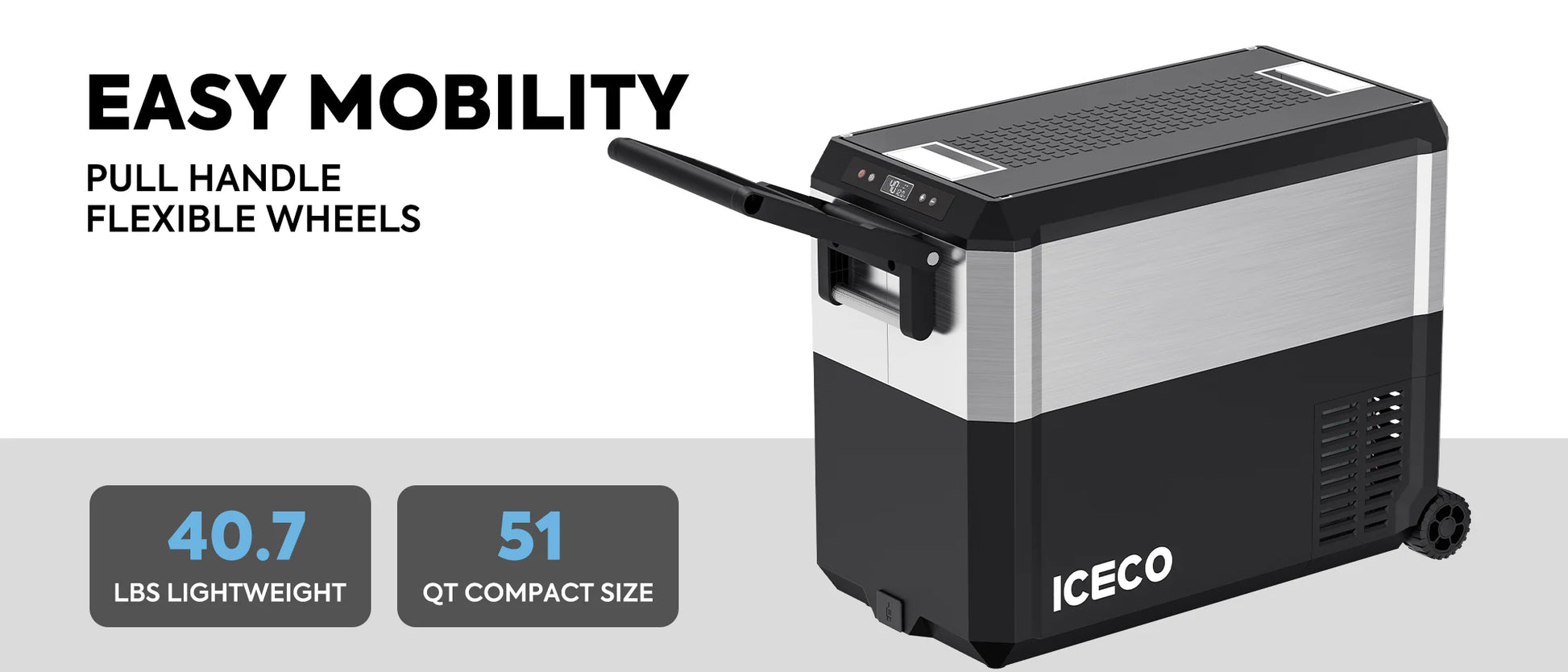 Glacière Compresseur ICECO JP50 PROS 50L – Frigo/Freezer Off-Road sur Xperts4x4 Accessoires 4x4 Off-Road