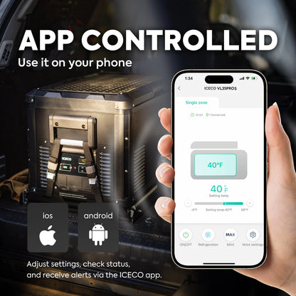 Glacière Compression ICECO VL35ProS 35L Portable pour 4x4 OffRoad sur Xperts4x4 Accessoires 4x4 Off-Road