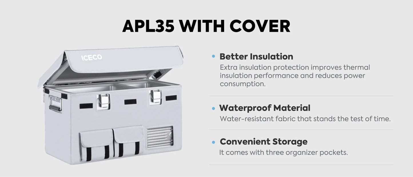Housse Isolante Frigo ICECO APL35 - Performance & Rangement sur Xperts4x4 Accessoires 4x4 Off-Road