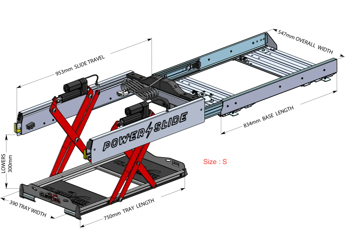 Plateau Coulissant/Basculant (Drop-slide) Electrique - ClearView | N°1 Mondial sur Xperts4x4 Accessoires 4x4 Off-Road