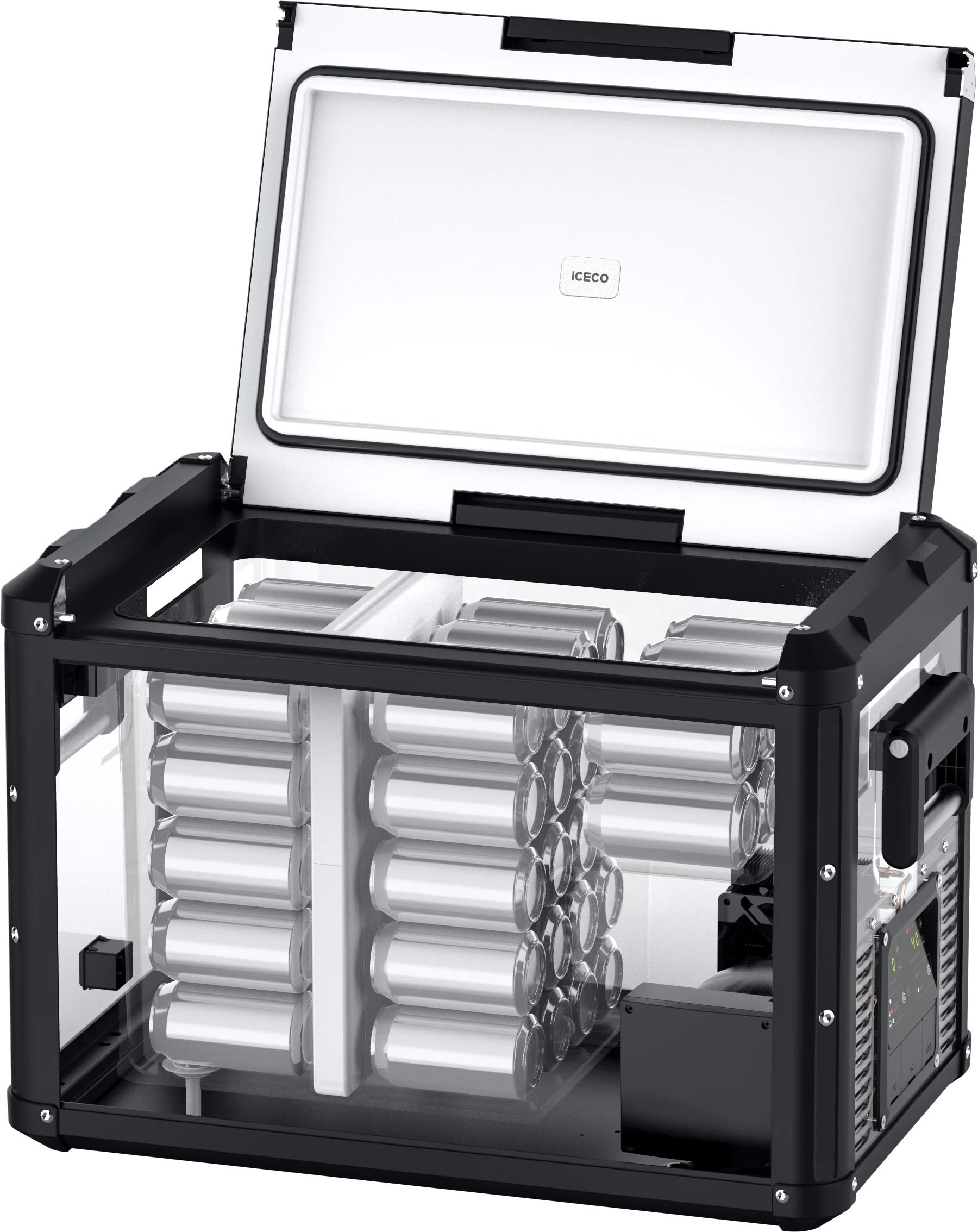 Refrigerateur/Congelateur ICECO 45L Double Compartiments - Noir sur Xperts4x4 Accessoires 4x4 Off-Road
