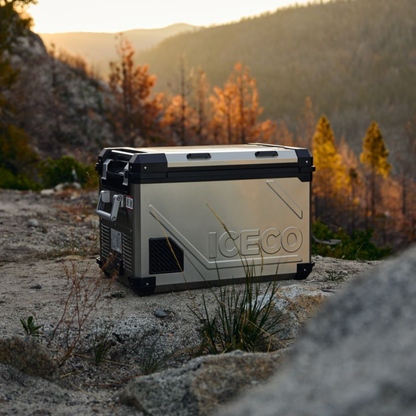 Refrigerateur/Congelateur ICECO 55L Double Compartiments - Argent sur Xperts4x4 Accessoires 4x4 Off-Road