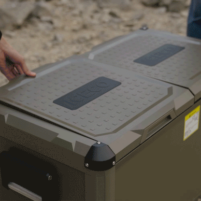 Refrigerateur/Congelateur ICECO 75L Double Compartiments - Gris sur Xperts4x4 Accessoires 4x4 Off-Road
