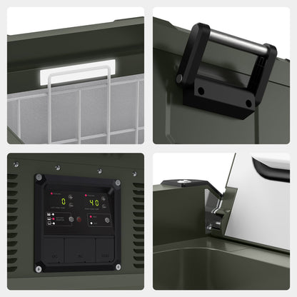 Refrigerateur/Congelateur ICECO 75L Double Compartiments - Gris sur Xperts4x4 Accessoires 4x4 Off-Road